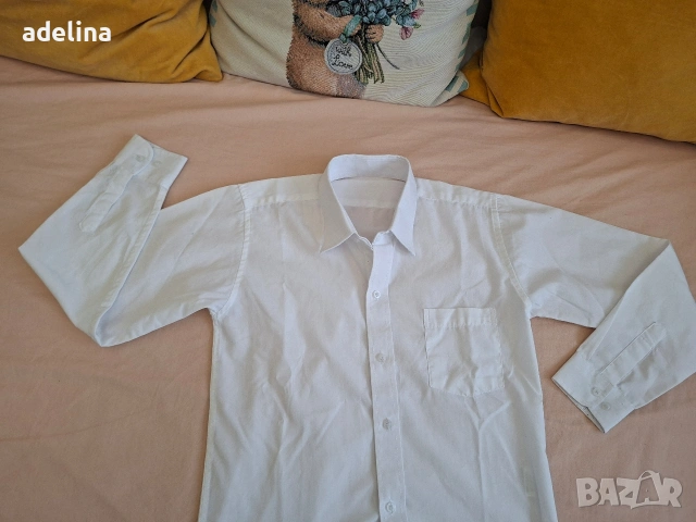 Ученическа униформа Бяла риза, р.128, снимка 2 - Детски ризи - 55191603