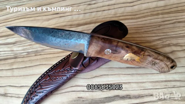 Ловни ножове / дамаска стомана /, снимка 9 - Ножове - 55466745