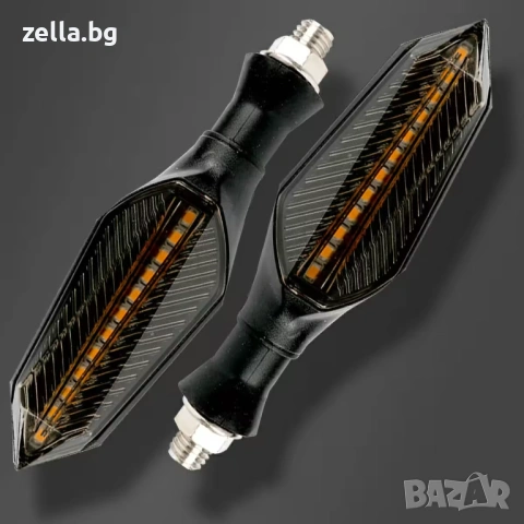 Комплект 2 броя динамични LED мигачи за електрическа тротинетка и скутер 36V-72V, IP67 10347, снимка 11 - Части за велосипеди - 54672451