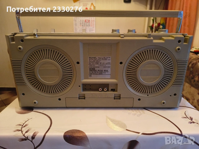 SHARP GF7474, снимка 3 - Радиокасетофони, транзистори - 54456403