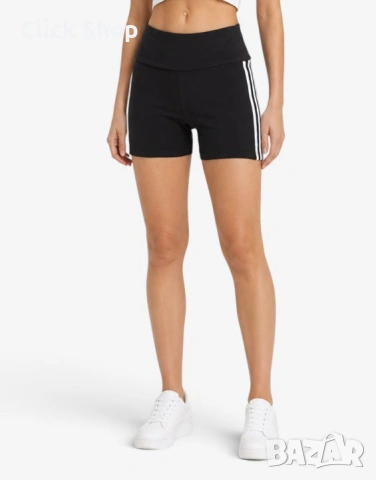 ADIDAS Adicolor 3-Stripes 1/4 Leggings Black