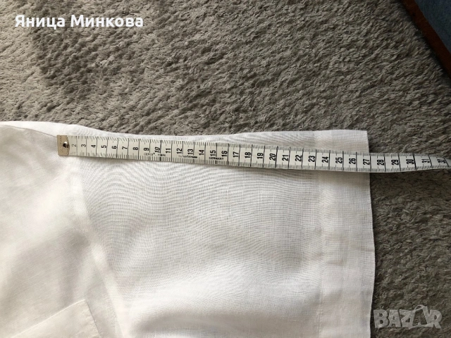 Дамска ленена риза H&M, снимка 9 - Ризи - 54810371