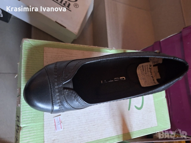 нови обувки естествена кожа , снимка 5 - Дамски ежедневни обувки - 54209328