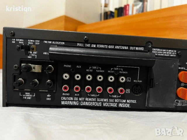 Technics SA-222 в много добро състояние, снимка 6 - Ресийвъри, усилватели, смесителни пултове - 54751303