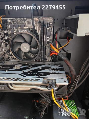 Компютър Ryzen 3 1200 3.1ghz, снимка 5 - Геймърски - 55156217