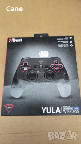 Безжичен джойстик Trust GXT 545 Yula Wireless за PC и PS3, снимка 2 - Друга електроника - 54511148