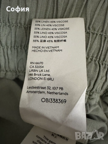 Ленени къси панталонки Free People, снимка 4 - Къси панталони и бермуди - 55222498
