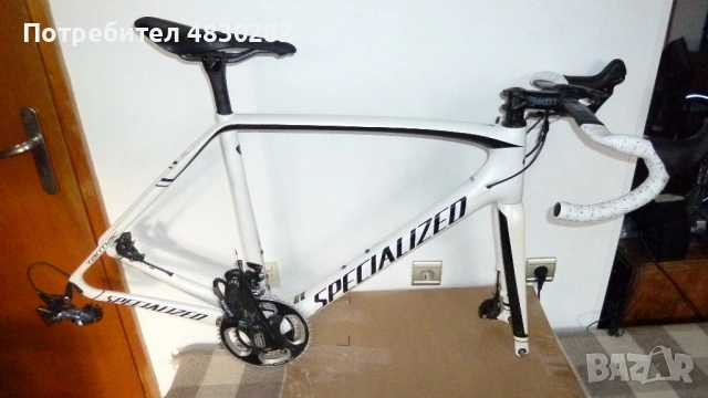  Велосипед - Specialized Tarmac Disc Frameset SL5 Expert Fact 10 Carbon 56cm , снимка 2 - Велосипеди - 54610031