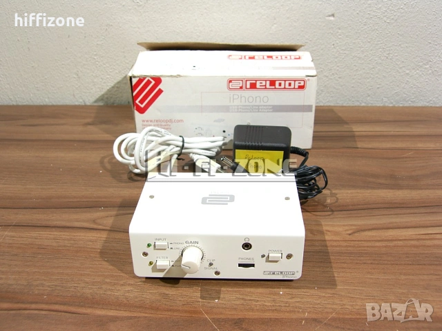 Предусилвател Reloop iphono, снимка 2 - Ресийвъри, усилватели, смесителни пултове - 54886238