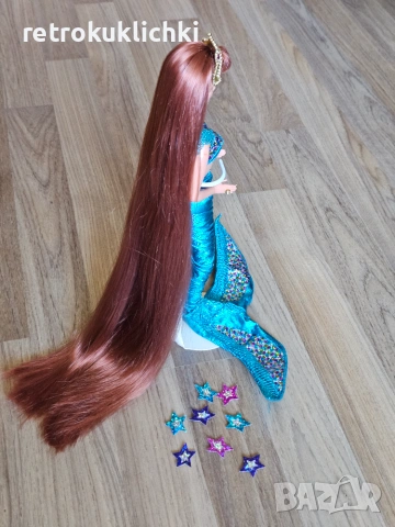 Ретро кукла Барби Barbie Jewel Hair Mermaid Midge 1995, снимка 3 - Кукли - 55049860