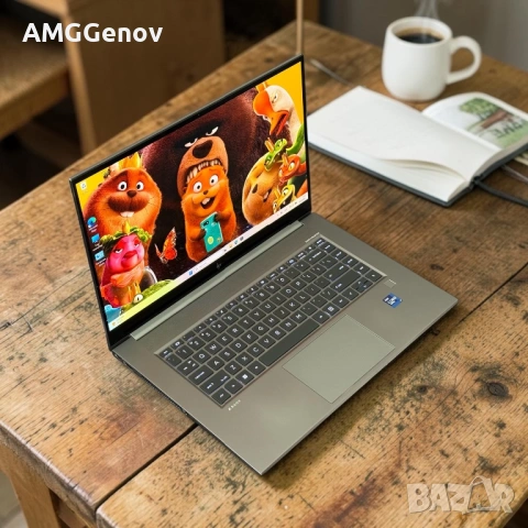 15.6' UHD 4K AMOLED Touch/i9-11950H/Hp Zbook Studio G8/32GB DDR4/1TB SSD/RTX A2000, снимка 3 - Лаптопи за работа - 54228873