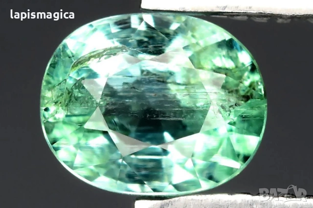 Естествен зелен смарагд от Нигерия 0.41ct 5x4.2mm овална шлифовка
