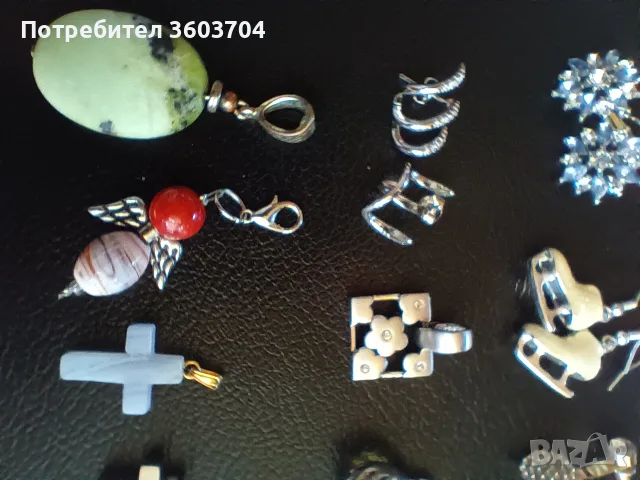 винтидж обици и медальони, снимка 7 - Обеци - 55393495