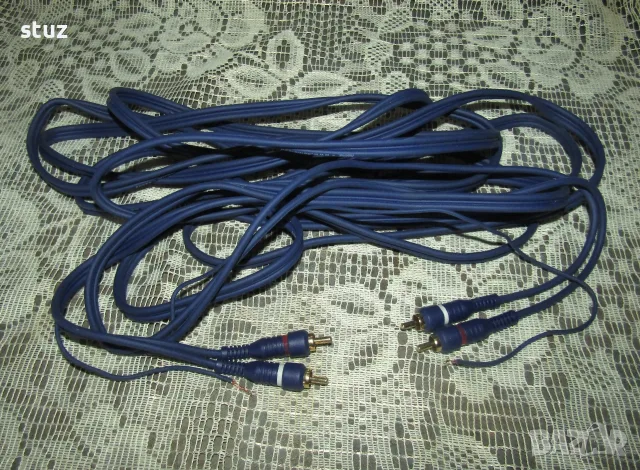 Аудио кабел RCA (чинч), 5м. с remote проводник