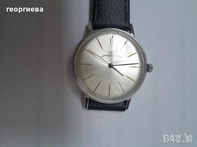 нов часовник Луч, снимка 6 - Антикварни и старинни предмети - 54801713