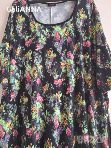 СТРАХОТНА СВЕЖА РОКЛЯ 3XL-4XL, снимка 5 - Рокли - 54904035