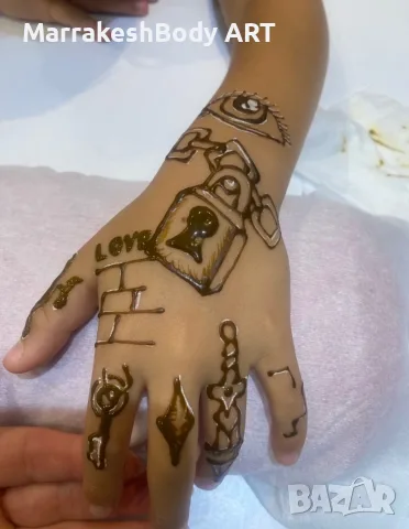 Каносване -  Body ART henna / Jagua gel( Genipa Americana), снимка 15 - Фризьорски услуги - 55454573