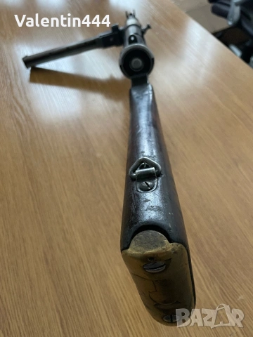 КАРТЕЧЕН ПИСТОЛЕТ „СТЕН“ МК 5  - ДЕАКТИВИРАН/ОБЕЗОПАСЕН, снимка 3 - Бойно оръжие - 54025492