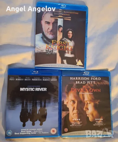 1. First Knight20 евро 2. Mystic River 20 евро 3. The Devil’s Own 