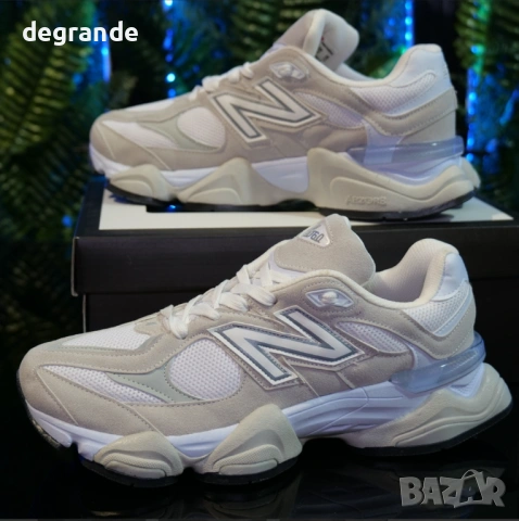 👟Маратонки NewBalance 9060 White, снимка 3 - Маратонки - 54755986