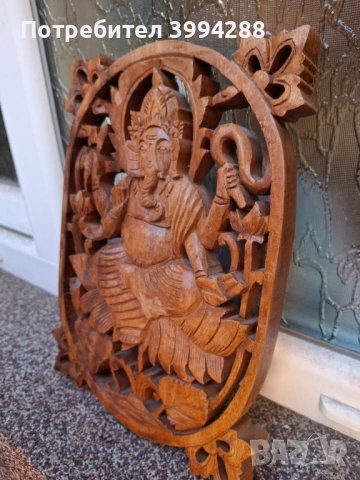 Дърворезба буда, снимка 2 - Статуетки - 54353500