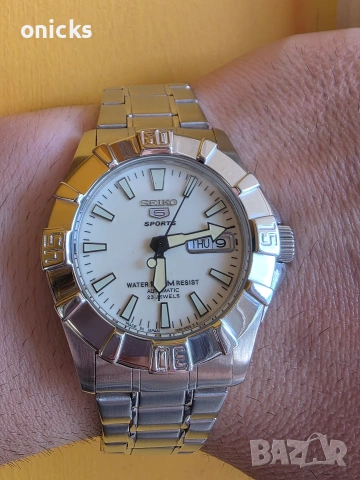 Seiko 5 Sports Dial Full Lume Automatic, снимка 5 - Мъжки - 55223906