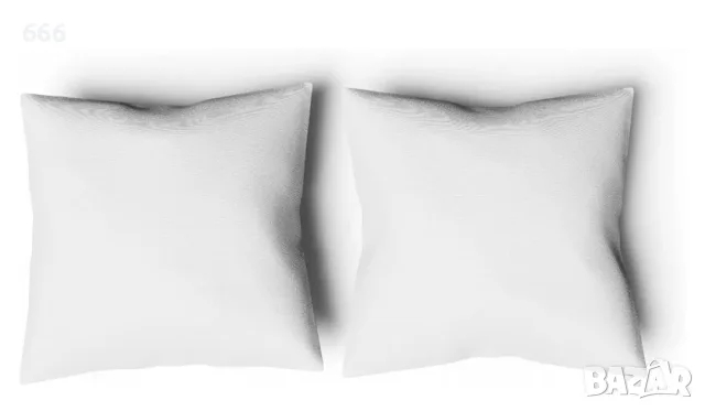 Комплект от 2 квадратни възглавници 60 x 60 см, снимка 2 - Други стоки за дома - 55589497