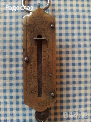 стар германски кантар KRUPS, снимка 3 - Антикварни и старинни предмети - 54168548