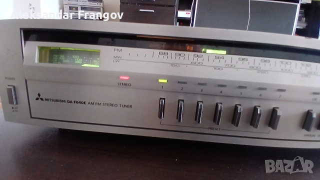 MITSUBISHI DA - F640E STEREO TUNERR Made in Japan , снимка 4 - Радиокасетофони, транзистори - 55207968