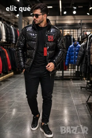 мъжко зимно яке Hugo boss , снимка 2 - Якета - 55510345