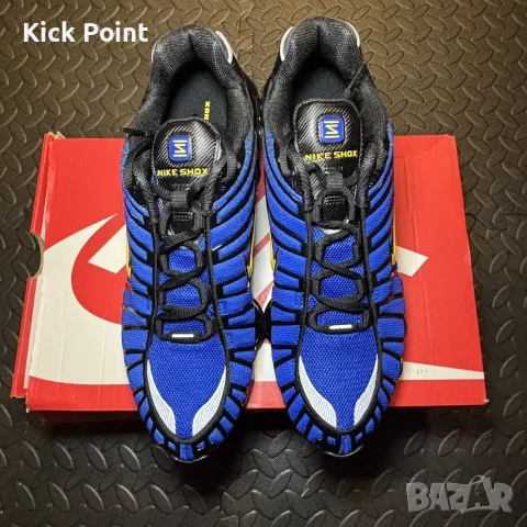 ЛЯТНА РАЗПРОДАЖБА! Nike Shox TL Blue & Yellow, снимка 4 - Спортни обувки - 55626943