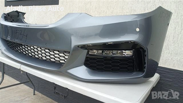 Предна броня BMW 5 Серия G30 G31 M-Sport година 2017 2018 2019 2020 код 51118064928 , снимка 2 - Аксесоари и консумативи - 55014872