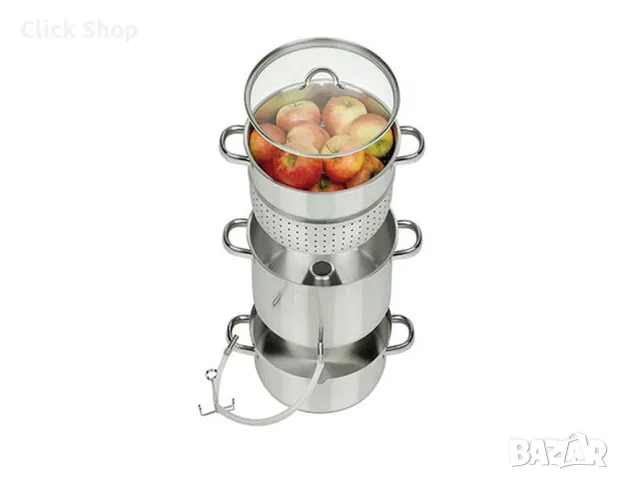 Соковарка SAPIR SP-1260-A26 8L – Неръждаема стомана | За домашни сокове и готвене на пара, снимка 5 - Съдове за готвене - 55512138