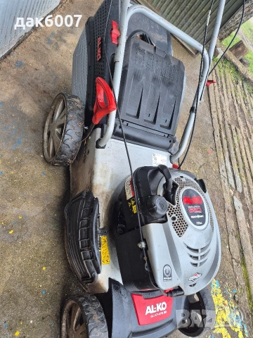 Бензинова косачка "AL-KO 190cc" с Кош, снимка 6 - Градинска техника - 54036287