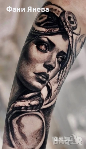 Предлагам татуировка на половин ръкав (half sleeve) само за 100 евро!, снимка 3 - Козметика за тяло - 54769330