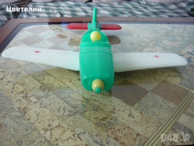 Стара българска играчка самолетче, снимка 4 - Колекции - 54658858