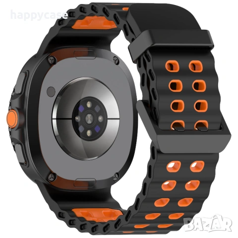 Samsung Galaxy Watch8 44 mm 40 mm / 8 Classic 46 mm / MARINE Силиконова каишка, снимка 4 - Каишки за часовници - 54347693
