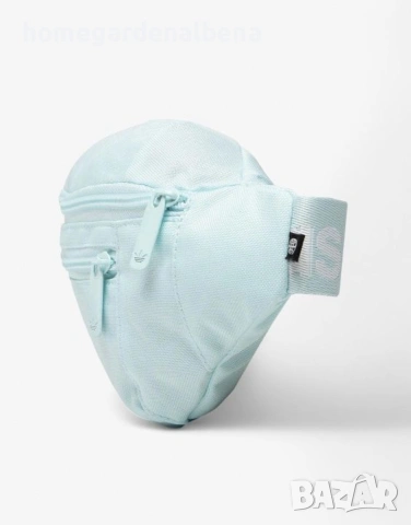 Adidas Originals Adicolor Classic Waist Bag — Чантичка за кръст Унисекс Бледосиньо, снимка 4 - Чанти - 54529702