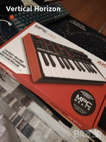 Клавиатура Akai MPK Mini Mk3, снимка 6 - Други - 54781726