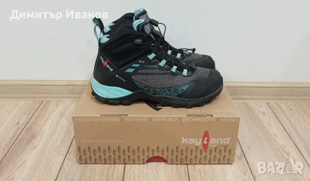 Дамски туристически обувки Kayland Stinger Black/Azure GTX – Размер 38.5