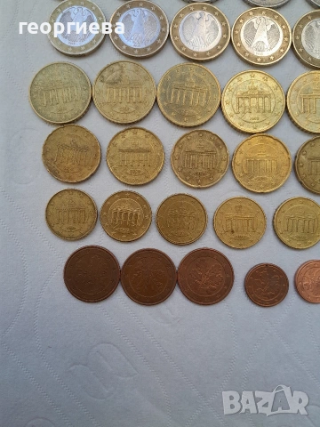 евро монети 2002 Германия, снимка 4 - Нумизматика и бонистика - 54105905