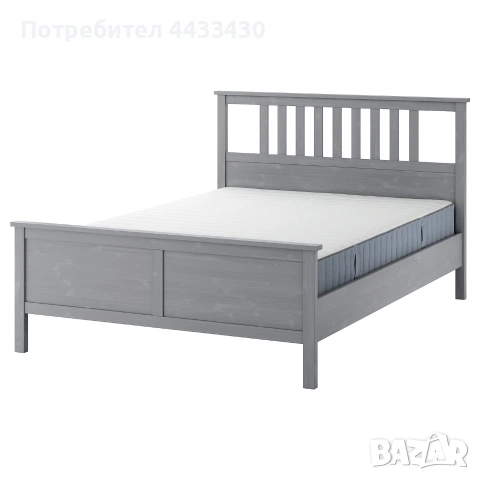 HEMNES легло, 154x211 см, двойно легло, снимка 2 - Спални и легла - 55245975