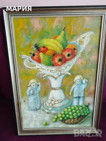 Маслена картина „Still Life with Fruit“ – George Willis, 1995 г.