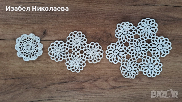 Покривки за маса и ръчно плетени карета, снимка 8 - Покривки за маси - 54699403