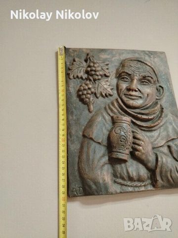 релефни картини монах и бухал, снимка 7 - Картини - 54896969