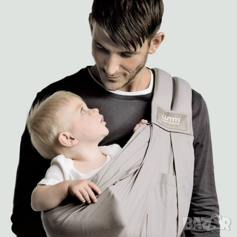 Бебешки слинг с 5 позиции за носене 0-24 месеца, снимка 2 - Кенгура и ранички - 52093219