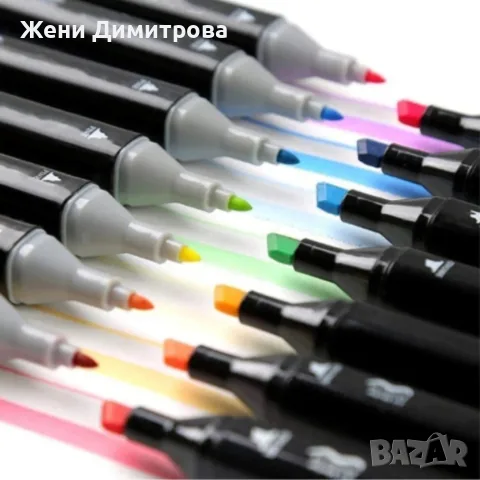Комплект професионални двустранни алкохолни маркери - 262 цвята в чанта, снимка 3 - Ученически пособия, канцеларски материали - 55546040