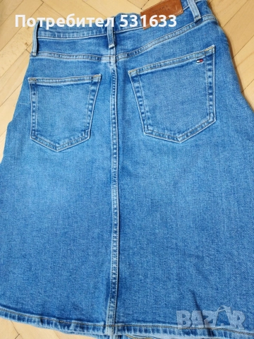 Дънкова пола Tommy Hilfiger , снимка 3 - Поли - 55684187