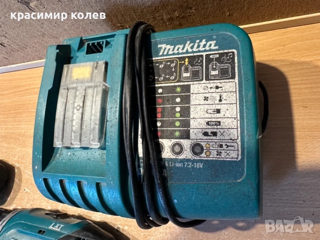 2 броя винтоверти "Makita BDF 343 14.4V"+зарядно, снимка 3 - Винтоверти - 55381155