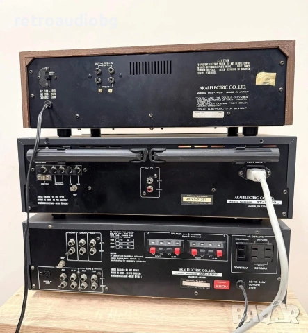 🔊Топ ретро аудио сет - система AKAI AM-2450, AT-2450L, GXC-740D+ опция грамофон AKAI🔊, снимка 8 - Аудиосистеми - 55068747